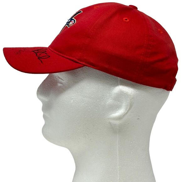 Harrisburg Senators Signed Youth Baseball Cap Hat MiLB Autographed 2012 Red Kids - Picture 7 of 13